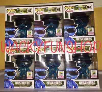 1 SDCC 2015 FUNKO POP! BREAKING BAD HEISENBERG Walter White Blue Crystal Vinyl