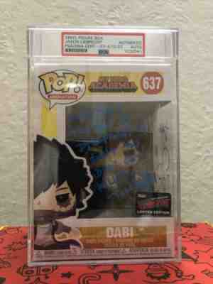 Funko Pop! Dabi #637 Con Sticker! My Hero Academy Signed + Encapsulated PSA COA