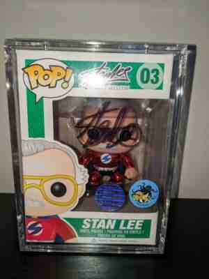 Funko Pop Stan Lee Red Chrome Super Hero Ap/Proto Rare Proto