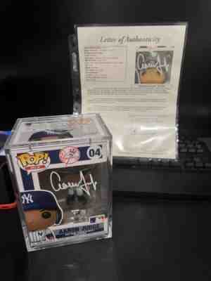 Aaron Judge MLB AUTOGRAPHED FUNKO POP #85/100. JSA/Fanatics authentication.