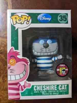 Disney Funko Pop 35 Alice in Wonderland Blue Cheshire Cat 2012 SDCC 1/480 RARE!