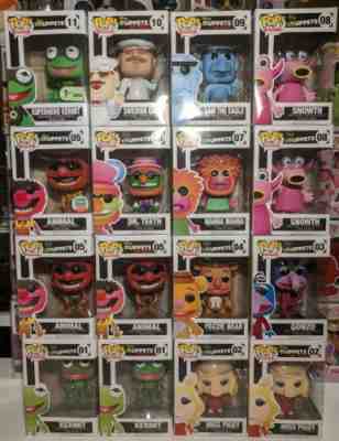 Funko Pop! Muppets LOT. 16 Pops! 2 Snowths! Snowth Hot Toys Japan.