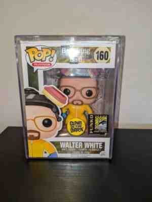 Funko Pop Walter White Glow Breaking Bad Sdcc 1/2500 Mint