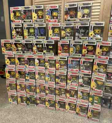 SIMPSONS FUNKO POP LOT OF 58 POPS! All In Pop Protectors