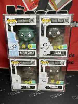 Haunted Mansion SDCC â??16 Funko Pops FULL SET! Glow/ 1000 Pieces Limited Edition