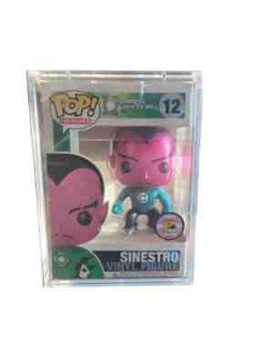 2011 San Diego Comic Con Metallic Funko Pop #12 Sinestro LE 480 pieces