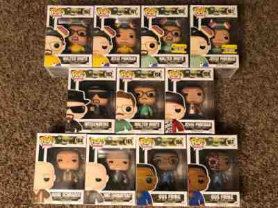 Breaking Bad Funko Pop Lot of 11 - Walter White, Jesse Pinkman, Gus Fring, etc