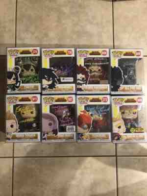 MHA Funko Lot: Signed Grails, Total Of 8 Signed And Authentic Pops