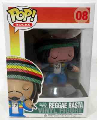 Funko Pop Rocks 08 Raggae Rasta Bob Marley Vinyl Figure