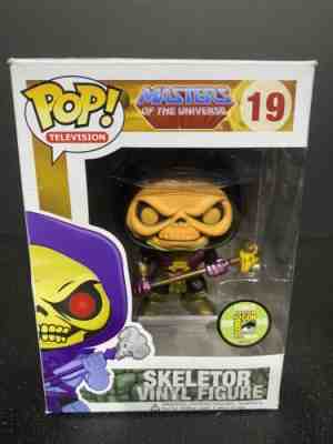 ! SKELETOR 19 MOTU 2013 COMIC CON LE 480 PCS DAMAGED BOX& Skeletor Gemini GID