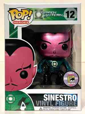 POP! Heroes DC GREEN LANTERN 2011 SAN DIEGO COMIC CON SDCC SINESTRO Figure (NEW)