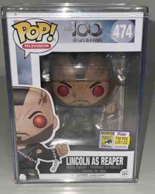 LINCOLN AS REAPER 474 THE 100 FUNKO POP VAULTED SAN DIEGO COMIC CON LE 750