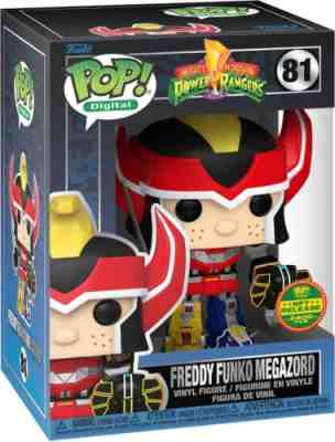 Funko Pop Digital Power Rangers Freddy Funko Megazord LE 2400 Royalty Confirmed*