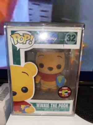 Disney Funko Pop Winnie The Pooh Flocked 1/480 SDCC 2012 Exclusive RARE! vintage