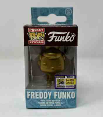 SDCC 2017 Gold Freddy Funko Fundays LE24 Limited Edition Pocket Pop Keychain