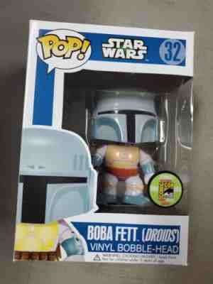 Funko Pop! Boba Fett (Droids) SDCC 2013 480pcs + 501st clone 25 sdcc w stack!