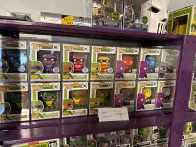 Funko Pop TMNT 8 bit set (includes 2017 NYCC foot soldiers)