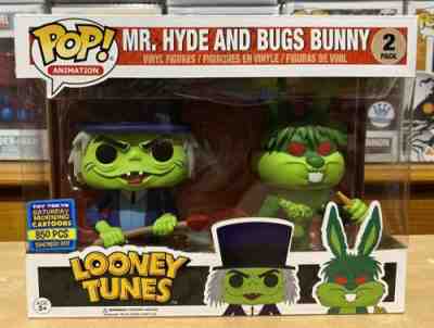 Funko Pop Vinyl Looney Tunes Mr. Hyde and Bugs Bunny 2 Pack SDCC 2017 LE850