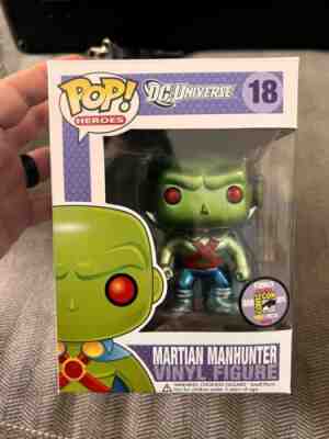 Funko Pop Heroes DC Universe Martian Manhunter 2011 SDCC