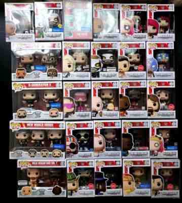 Funko Pop WWE Lot Of 44 Hulk Hogan The Rock Undertaker & More! NEW!! WWF WCW ð??¥