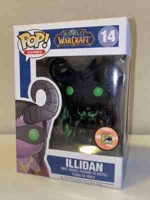 2013 Funko Pop SDCC Exclusive World Of Warcraft BLACK ILLIDAN #14 New