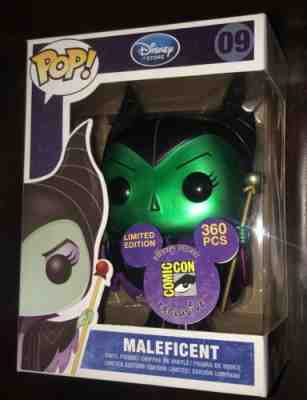 FUNKO Maleficent Metallic #09 9â? inch 1/360 MADE SDCC 2011 RARE GRAIL! Comic Con