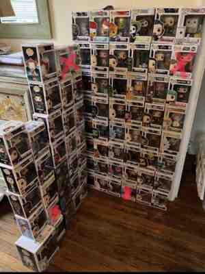 Funko pop lot 70+ marvel adventure time Rick And Morty DC and more