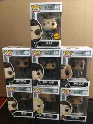 Funko Pop THE 100 Set Of 7 Clarke Bellamy Octavia Raven Lincoln 2 Lexa AUTHENTIC