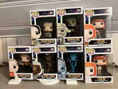 Fifth Element Set Funko Pop Diva Plavalaguna Ruby Rhod Leeloo Zorg Lot of 7