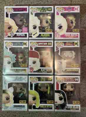 Rupaulâ??s Drag Race Funko Pop Lot Trixie Mattel Katya Alaska RuPaul Shangela