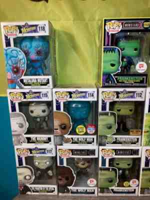 Funko pop Universal Monster Lot 16 rare frankenstein dracula wolf man creature