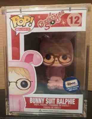 Funko Pop A Christmas Story #12 Bunny Suit Ralphie Flocked Gemini Exclusive ð??¥