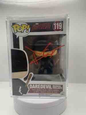 Daredevil 119 Funko Pop Signed By Charlie Cox JSA