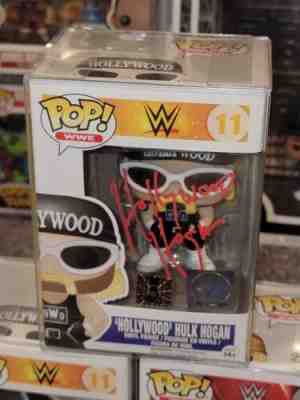 WWE Funko Pop Autographed Hollywood Hulk Hogan NWO Beckett