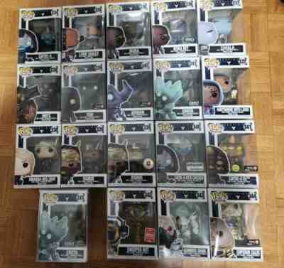 Destiny Funko Pop lot *Complete Set* 19 Pops Includes Crota Chase 241 and set Ex