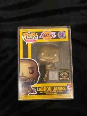 Lebron James Funko Pop Gold limited edition