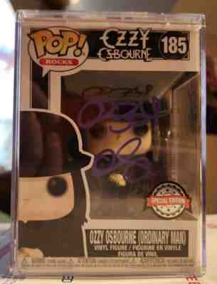 Ozzy Osbourne Original Man Funko Pop! Signed! Beckett Certified! Hard case incld