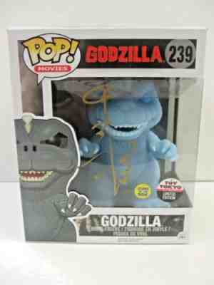 Funko Pop! Movies: Godzilla #239 - GLOW NYCC Toy Tokyo Signed by Haruo Nakajima