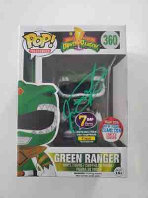 Funko Pop! Green Ranger 360 Signed Jason David Frank JSA 7BAP Signature Series