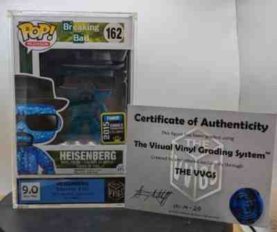 Funko Pop Breaking Bad Blue Crystal Heisenberg 162 Sdcc Summer Con 2015 VVGS 9.0