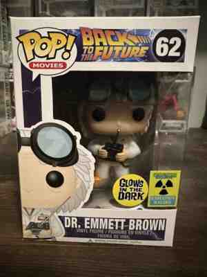 Dr. Emmett Brown Funko Limited Glow In The Dark #62