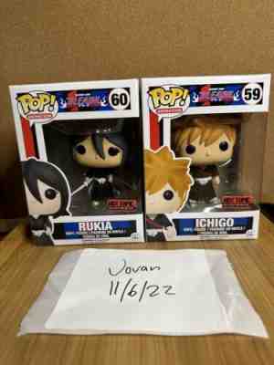 Funko Pop! Bleach Ichigo & Rukia Hot Topic Pre Release Hot Topic