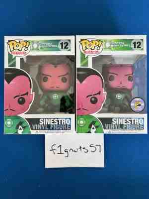 Funko Pop Heroes Green Lantern #12 Sinestro, SDCC 2011 Metallic Exclusive LE480