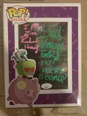 Funko Pop Invader Zim Double Signed