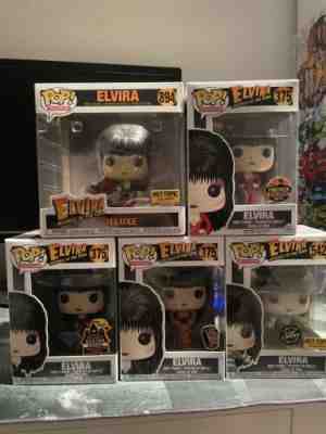 Funko POP! Elvira SPOOKY EMPIRE orange dress exclusive (LE 1500 pieces lot