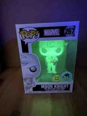 Moon Knight #267 Funko Pop Marvel Comikaze 2017 LACC GLOW GITD ALL GREEN VARIANT