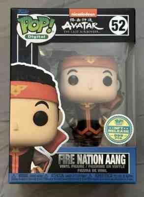 Funko Pop! Digital #52 Avatar Last Airbender Fire Nation Aang Grail LE 999