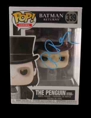 DANNY DEVITO SIGNED AUTOGRAPH THE PENGUIN BATMAN RETURNS FUNKO POP FIGURE RARE!