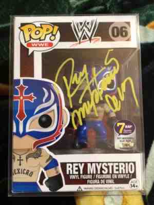 Rey Mysterio 7BAP Signature Series Signed Autograph Funko Pop 1 Piece 1/1