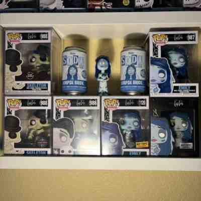 VAULTED Corpse Bride Funko Pop Lot Complete Collection MINT CONDITION